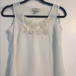 Ann Taylor Loft sleeveless dress shirt